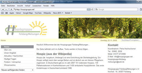 Zur Homepage der Hospizgruppe Felsberg/Melsungen